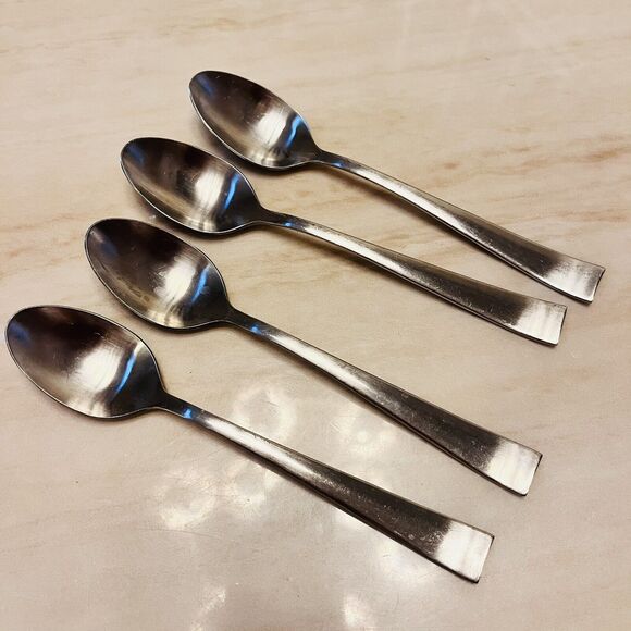 CAMBRIDGE Dylan Stainless Flat Tip 9pc Flatware Fork Spoon Teaspoon Replacement - Picture 4 of 6